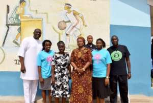 More pictures with staff and Timeout4africa team.