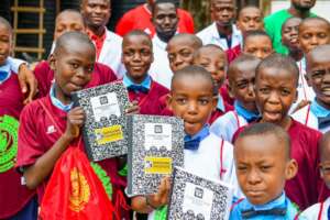 Our composition note book where also distributed.