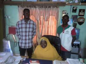Instructors and principal after project lunch.