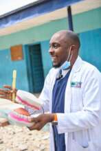 Our Dentist during the dental talk.