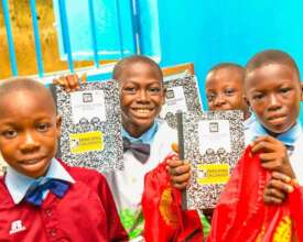 All our attendees received a composition note book