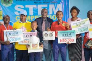 Our winners all received a check.