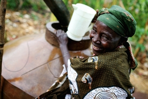 Euphrasia, 67 years old and project beneficiary