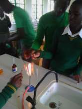 Nayailigamba students with new gas supply