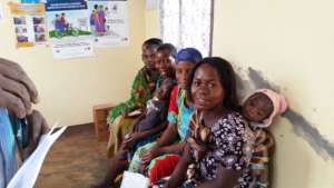 Kikukwe Community members at repaired clinic