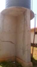 Kikukwe cracked water tank support