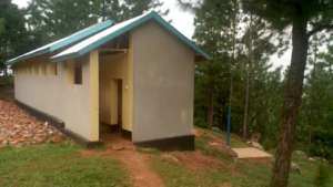 Tweyambe rebuilt VIP latrine block
