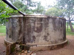Kibirizi school damaged tank
