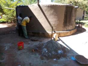 Kibirizi water tank refurbishment