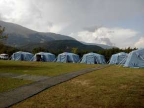 Montegallo - First relief camp
