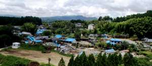Nishihara Village after the earthquake