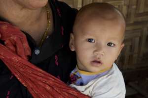 Mother in Myanmar