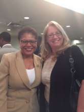 Honorable Karen Bass and AIW Founder Linda West-Co