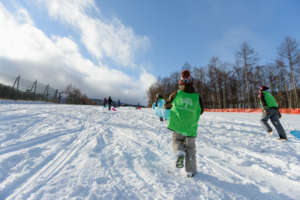 Sledding was so much fun!