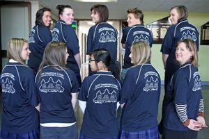 the 2009 TCCC group getting warmed up for the trip to Cambodia