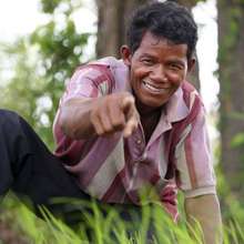 Cambodian Landmine Survivor