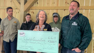 Animal Adventure Park Presenting Check to CCF