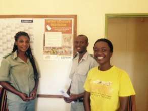 P Mamili (Warden) C Kabuku (Ranger) S Emvula (CCF)