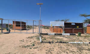 The front gate at CCF's CRCC