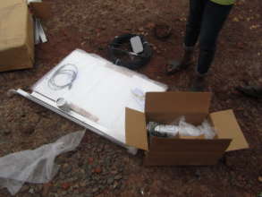 solar pump and solar panel