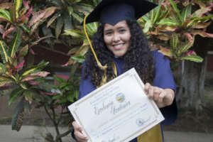 Johanny on Graduation Day!