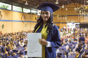 Scholar on Graduation Day