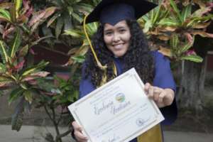 Scholar on Graduation Day