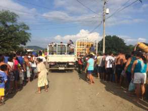 Fuel Relief Fund distribution in Manabi province