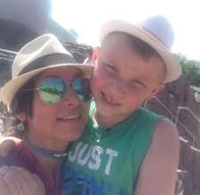 Elena and her son, Max