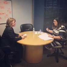 Volunteers Help with Mock Interviews