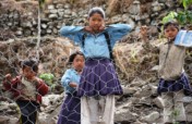 Building 10 classrooms for 500 students in Nepal.