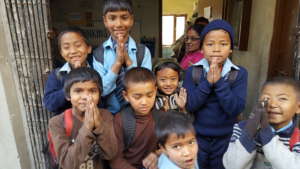 Thanking by the Students
