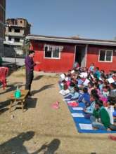 Students are in Awareness Program