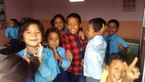 Happy Students in new classrooms