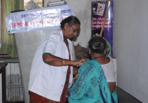 Cancer screening of slum woman
