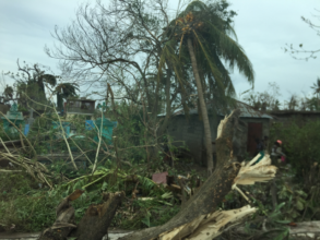 Damage in Les Cayes, Haiti