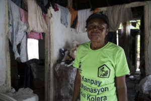 Marie helps prevent cholera in her community
