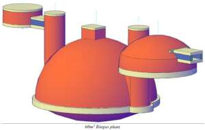 Biogas Plant Sketch in Tanzania
