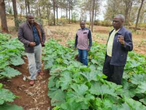 Mr. Ndege - 2; one of beneficiaries in Karatu