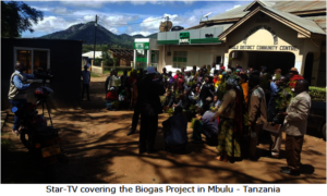 Star-TV covering the Biogas Project in Mbulu
