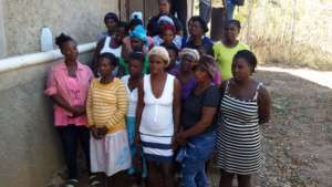 Women at a health training in Matenwa.