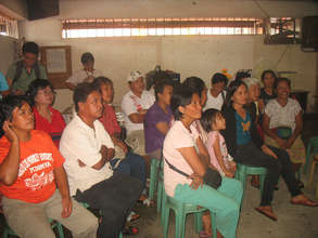 Financial training pep talk in Cagayan de Oro