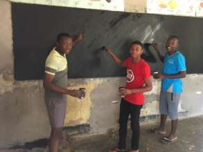 Blackboard painting