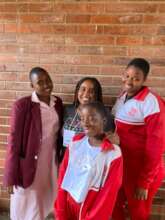 Girl child mentor with some 2024 mentees