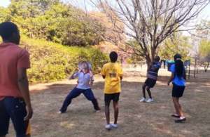 Students enjoying life at the Resource Centre