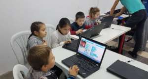 Urla students at work