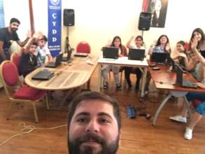 Selfie from coding course