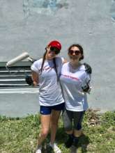 Volunteers hard at work