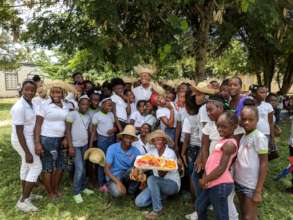 The Girls Empowerment Club enjoying the fair