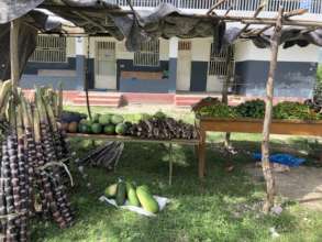 St. Paul's produce table